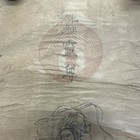 Japanese Antique Woodblock Buddhist Print  Old Washi Paper