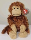 Ty Punkies Plush - Zig-zag The Monkey  large - 12 Inch  Mwmts Stuffed Animal Toy