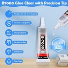 B7000 Glue Clear For Rhinestones  4pcs 15ml Strong 4pcs  0 5fl oz  15ml 