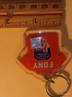 Fdny Fire Department New York City Red Plastic  Metal Keyring
