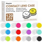 120 Pack Colorful Contact Lens Cases - Leak-proof Storage Box  Durable Travel Ki