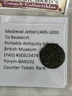 Pas British Museum- Nuremberg 1400-1650 Post Medieval Jetton To Research C509