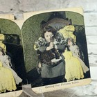Vintage Stereo View Scope Card Stereoview Stereoscope Photo Pictures Taken Dolls