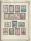 India Stamp Collection 1980-1987  23 Album Pages Mostly Used Some Unused 200  