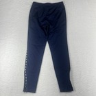 Victoria s Secret Pink Active Skinny Track Pant Color Blue Spell Out Sides Med