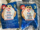 1999 Mcdonald s Teenie Beanie Baby Happy Meal Complete Set 5 Extras  Paper Bags