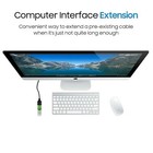 High-speed Usb To Usb Extension Cable Usb 2 0 Adapter Extender Cord Male female