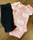 Carters Baby Girl Newborn Outfits Pants Shirts Bodysuits Clothes Lot Love Bunny