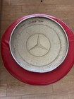 Vintage Mercedes-benz Chrome And White Hubcap