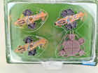 Mega Force V-rocs Vtols Moc Kenner 89 Diecast Military Micro Machines-type