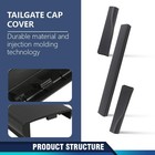  Tailgate Molding  Compatible With Ford Super Duty F250 F350 2008-2016