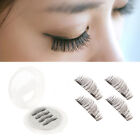 4pcs Double Magnetic False Eyelashes Reusable 3d Natural Eye Lashes Extension