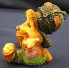 Vintage Fantasy Dog Wizard Bowen Figure Resin 1989 Hand Painted