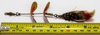 Pflueger Bulldog 5  Tandem Spinner Peacock Feather Tail Vintage Fishing Lure
