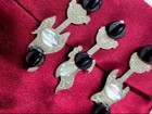 Halloween Hard Rock Cafe Guitar   Ghost Pinback Pins Lot Key West 2007  Set Of 3