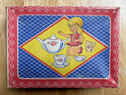 1960s Vintage Children   s Doll   s China Tea Set In Box - Flower Pattern - Complete