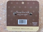 Lindsay Phillips One Size Interchangeable Snap Shoe Charm Blair Cheetah Leopard 