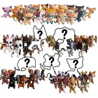 5pcs Littlest Pet Shop Toys Bobble Head Short Hair Cats And Generation 3 Dogs