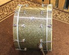 Dw Performance Ginger Glitter Glass Bass Drum - 14x22