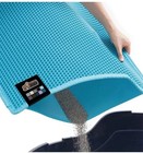 Double Layer Kitty Litter Honeycomb Mat For Outside Cat s Litter Box  turquoise 