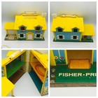 Vintage 1960s Fisher Price Lot House  Goldilocks Huffy Puffy Train Jack In Box 