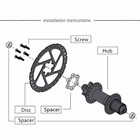 Bicycle Hub Boost Conversion Adapter Kit 15 X 100 To 15x110  12 X 142 To 12x148