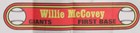 1972 Topps Baseball Poster  24 Willie Mccovey Hof Giants Rare Vintage 200164