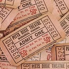 36 Vintage Theater Tickets Pitts Dixie Manassas Virginia 50 Cent Movie Tickets