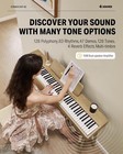      Donner Ddp-60 Digital Piano Keyboard 128 Tones With Wood Stand Triple Pedal