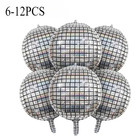  Birthday Disco Party Ball Foil Balloon Set Happy Birthday Party Decoration Deco