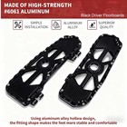 New Latest Front Driver Floorboards Footpegs For Harley Touring 1986-2025 Black