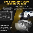 New Led Fog Lights Assembly Dot Approved W white Drl Compatible With Ford F150 2