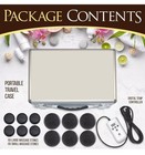 Serenelife Black Silver Digital Temperature Controller Hot Stones  12 
