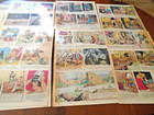 32 Prince Valiant Sunday Newspaper Comic Pages-1956-1959 full Size Pgs free Ship