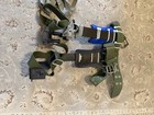 Redal Tree pole Climbing Spikes Gaffs Set W  Straps   Pads Green gray blue