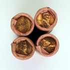 1958 D Obw Wheat Cent Roll Sealed Original Bank Roll 1c Penny 50 Bu Unc Coins