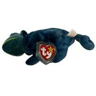 Ty Beanie Baby Rainbow Blue Chameleon 1997 Retired Tag Error Wrong Fabric Colors