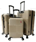 3-piece Hardside Luggage Set With Spinner Wheels Lightweight 20   24   28  