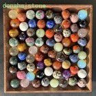 13x Wholesale Natural Mixed Sphere Quartz Crystal Ball Palm Stone Healing 15mm 