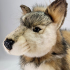  Lifelike Wolf Cub Poseable Plush Hansa Creations 19  Realistic Woodland Animals