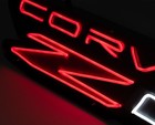 Chevrolet Corvette Z06 Light Up Led Flex Neon Wall Sign In Steel Housing 60 X 11