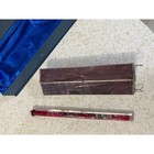 Vintage Handmade Stained Glass Kaleidoscope Purple Slag Glass W  Matching Glitte