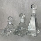 Vintage Italian Bar Decanter Set Mcm Mid Century Modern Style Ball Stopper Label