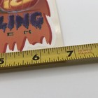 Vintage 1995 Budweiser Busch Bud Chilling Halloween Pumpkin Window Decal
