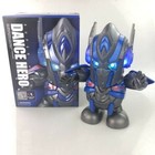 Dancing Robot Optimus Prime Transformer Toy Figure  Light   Music  9  h