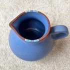 Dansk Mesa Sky Blue Ceramic Pitcher Water Milk Jug Portugal