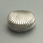 George Iii Silver Shell Shaped Vinaigrette Tw Birmingham 1802 A70017