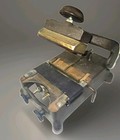 Vintage Cast Iron Hand Operated Ribbon Imprint Stamping Machine Antique Printer