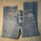 Vintage Rare 80s Levis 517 Xx Denim Jeans 31x30 Talon Zip 517 0217 Red Tab Usa