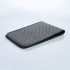 Asr Federal Leather Memo Note Pad Pocket Book Cover Basket Weave - 3 X 5 Inch